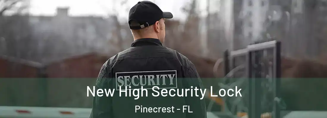  New High Security Lock Pinecrest - FL